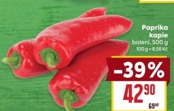 Paprika červená kapie