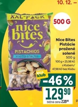 Pistácie pražené Nice Bites