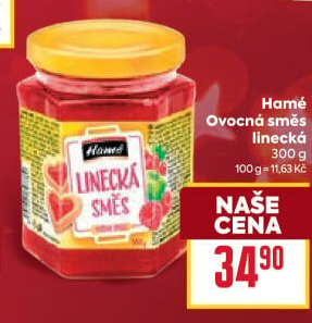 Směs ovocná linecká Hamé