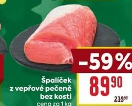 Špalíček z vepřové pečeně bez kosti