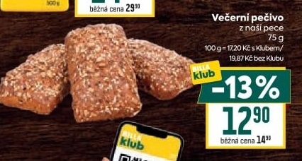Večerní pečivo