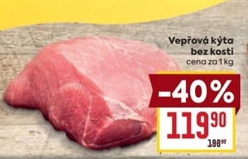 Vepřová kýta bez kosti