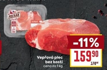 Vepřová plec bez kosti Vocílka