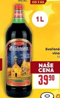 Víno svařené Glühwein Hauser