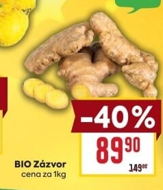 Zázvor čerstvý bio
