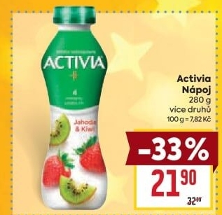 Jogurtový nápoj Activia Danone