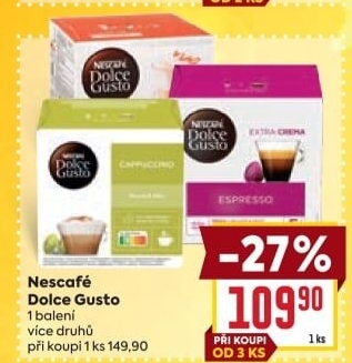 Kapsle Dolce Gusto Nescafé