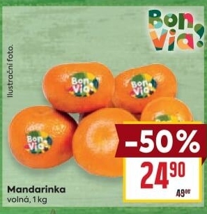 Mandarinky Billa Bonvia