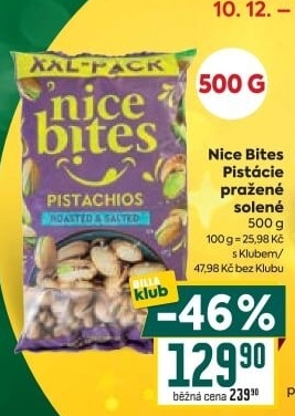 Pistácie pražené Nice Bites