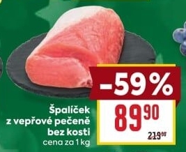 Špalíček z vepřové pečeně bez kosti