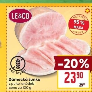 Šunka Zámecká nejvyšší jakosti LE&amp