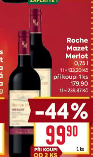 Víno Merlot Roche Mazet