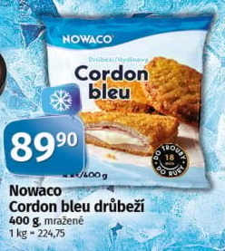 Cordon Bleu mražený Nowaco