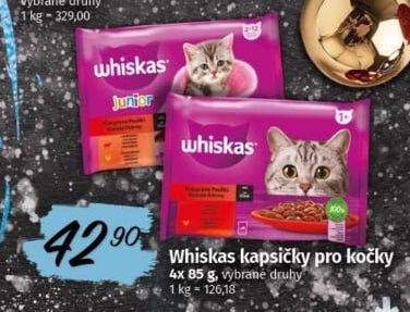 Kapsičky pro kočky Whiskas