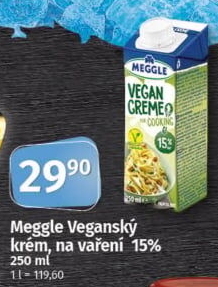 Krém na vaření vegan Meggle