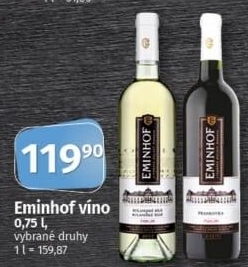 Vína Eminhof Diana Moravia