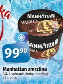 Zmrzlina v kelímku Manhattan Nestlé