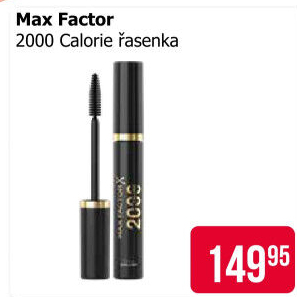 Řasenka 2000 Calorie Max Factor