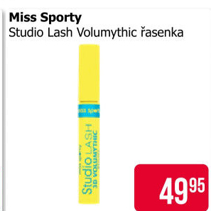 Řasenka Studio Lash 3D Volumythic Miss Sporty