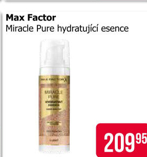 Tónující sérum Miracle Pure Hydratint Essence Max Factor