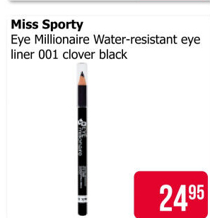 Tužka na oči voděodolná Eye Millionaire Miss Sporty