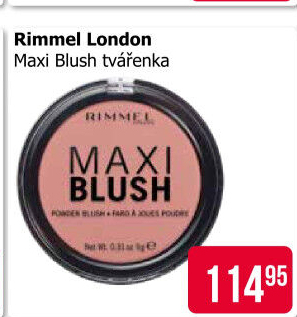 Tvářenka Maxi Blush Rimmel
