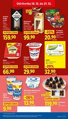 akční leták Lidl 18.12.2025-21.12.2025