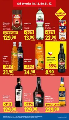akční leták Lidl 18.12.2025-21.12.2025