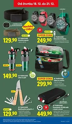 akční leták Lidl 18.12.2025-21.12.2025