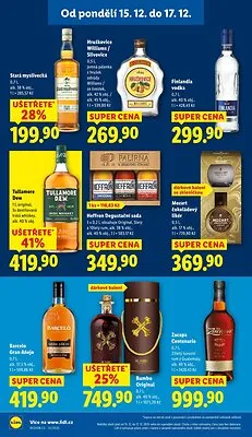 akční leták Lidl 15.12.2025-17.12.2025