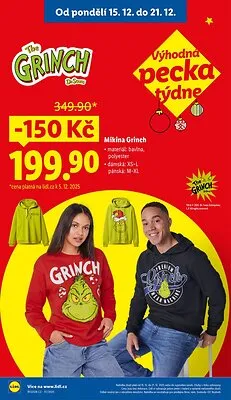 akční leták Lidl 15.12.2025-17.12.2025