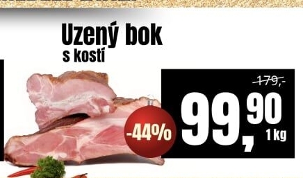 Uzený bok s kostí