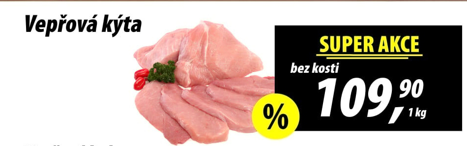 Vepřová kýta bez kosti