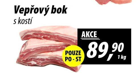 Vepřový bok s kostí