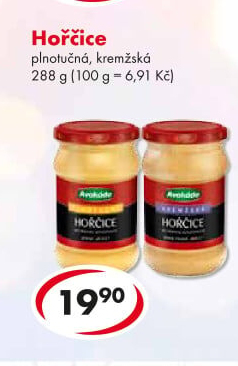 Hořčice plnotučná Avokádo
