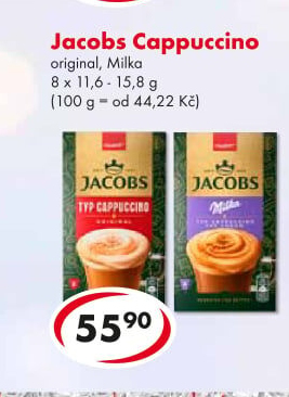 Instantní káva porcovaná Cappuccino Jacobs