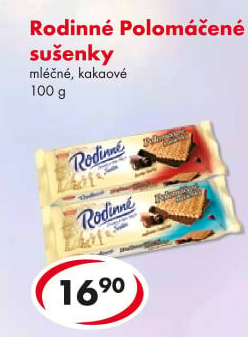 Sušenky Rodinné polomáčené Sedita