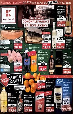 akční leták Kaufland 17.12.2025-24.12.2025