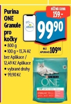 Granule pro kočky One Purina