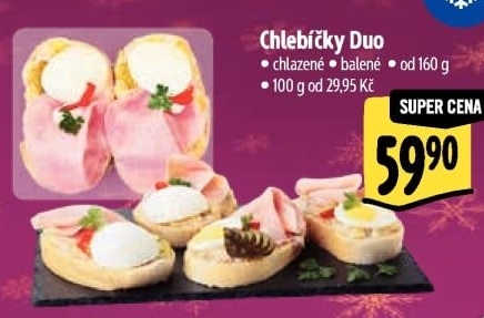 Obložený chlebíček