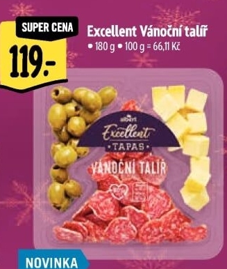 Vánoční talíř Tapas Albert Excellent
