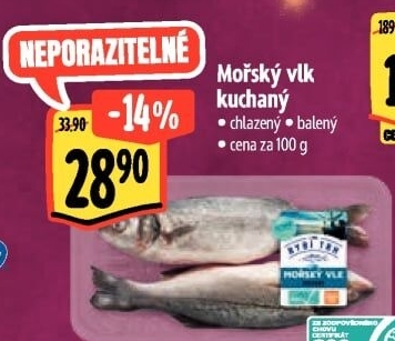 Vlk mořský kuchaný Albert