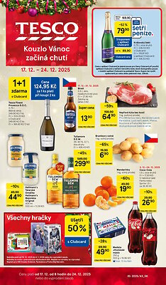 akční leták Tesco 17.12.2025-24.12.2025