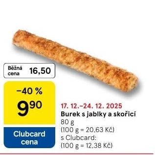 Burek se sladkou náplní