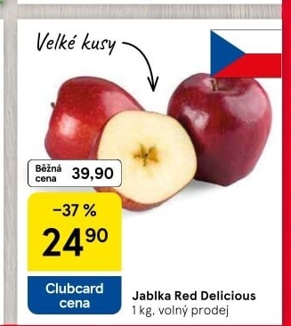 Jablka Red Delicious