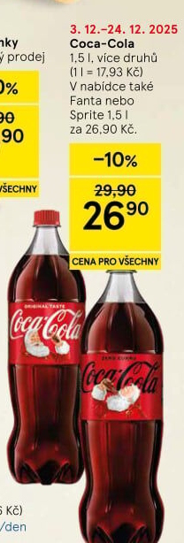 Limonáda Coca Cola
