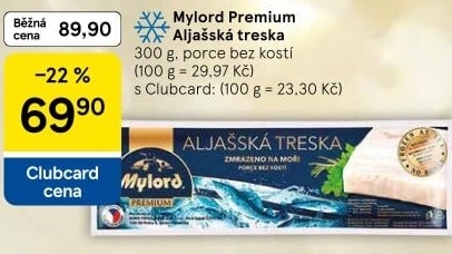 Losos filety mražený Mylord