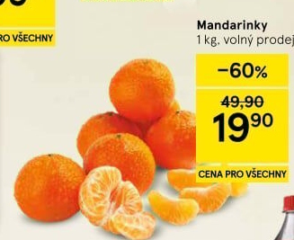 Mandarinky - Tesco akcniletaky.com