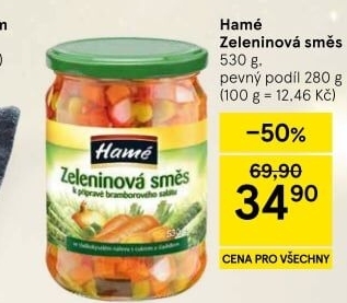 Směs zeleninová Hamé