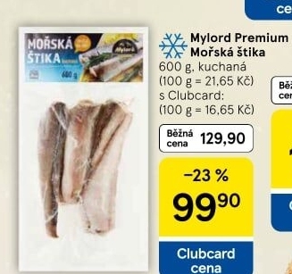 Štika mořská kuchaná mražená Premium Mylord